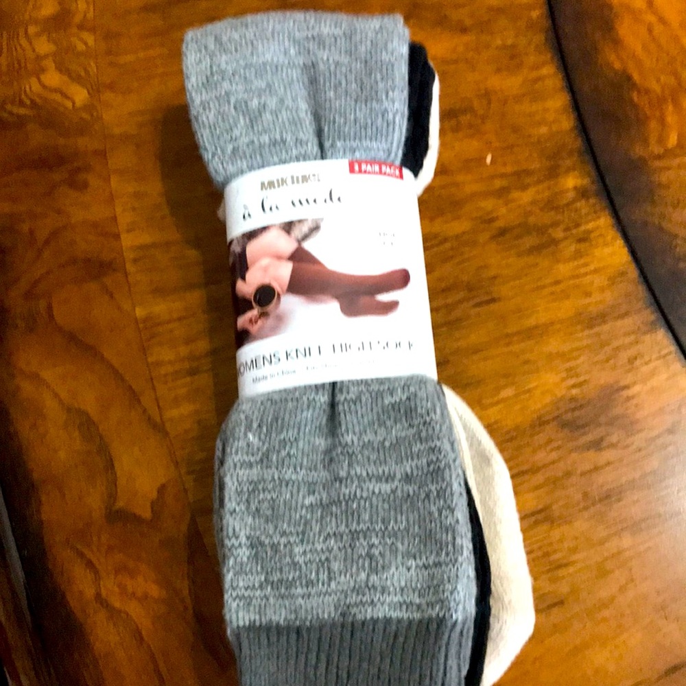 Muk Luks a la mode Boot Socks 3 Pair